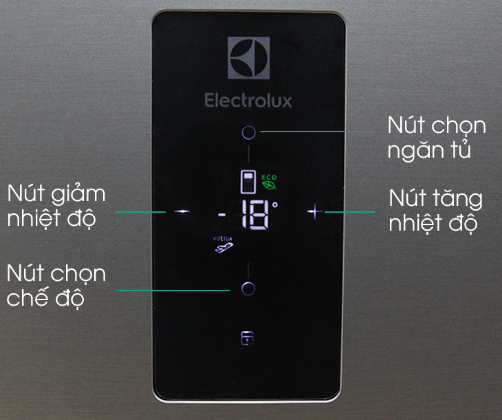 Hướng dẫn sử dụng bảng điều khiển tủ lạnh Electrolux EME3500MG