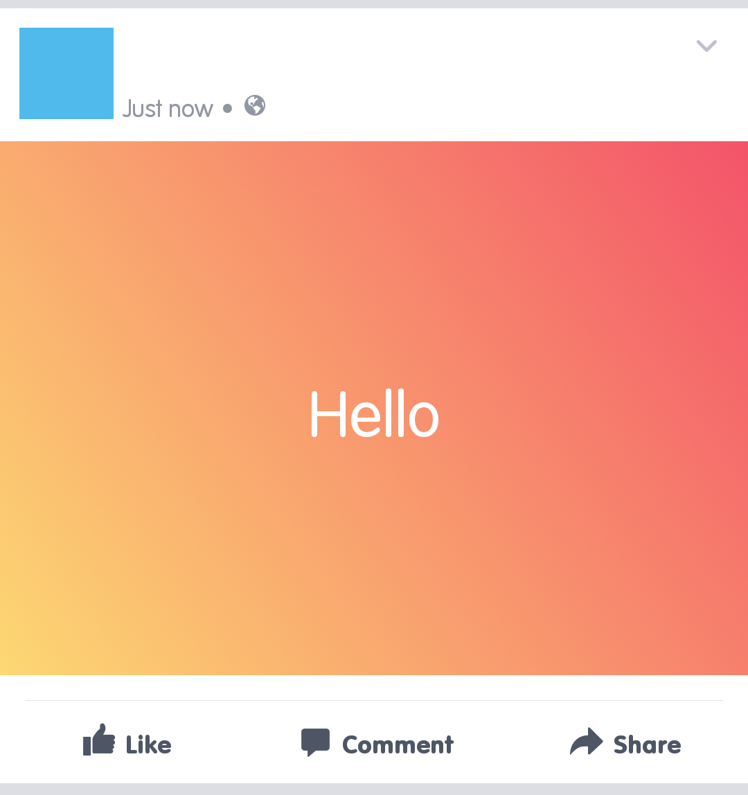 Facebook vừa có tính năng Đăng status với màu nền thú vị, bạn Đã thử chưa?