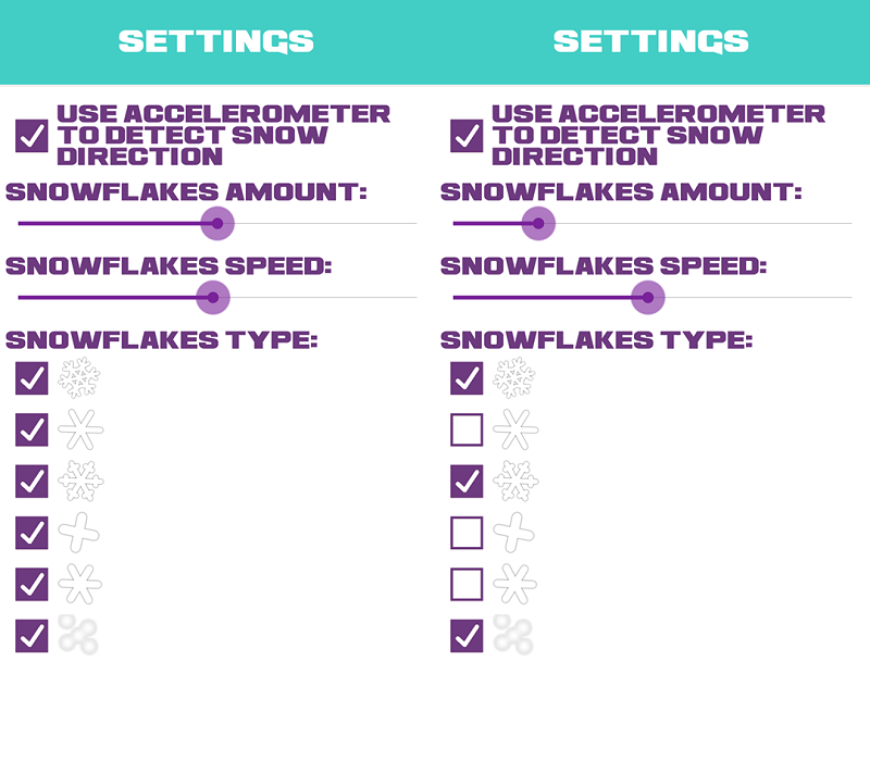 Mẹo làm tuyết rơi trên màn hình Điện thoại Để Đón giáng sinh