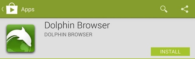 Cài đặt Dolphin Browser