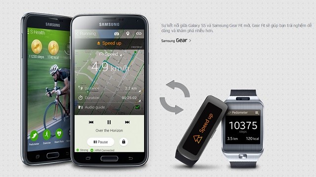 Tính năng kết nối và đồng bộ giữa đồng hồ Gear