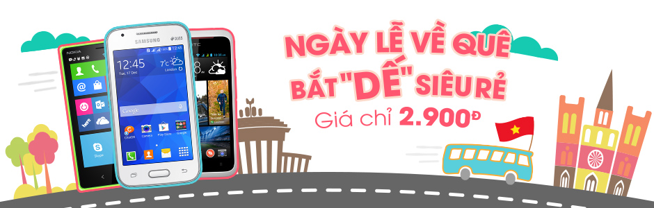 Smartphone giá 2.900đ