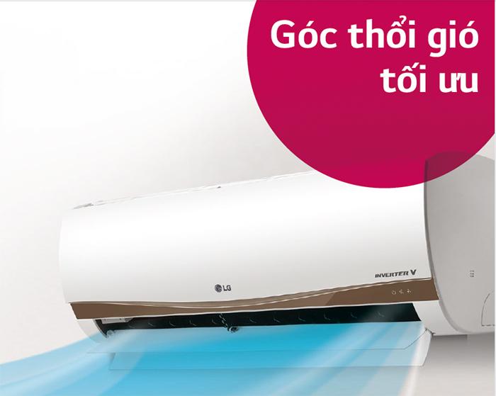 Góc thổi gió tối ưu cho sức khỏe