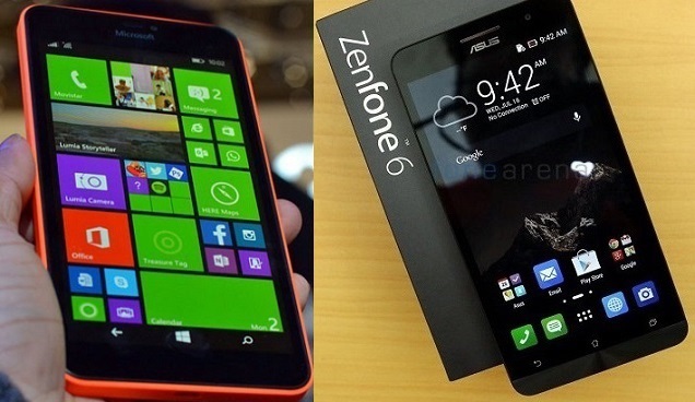 lumia640xlvszenfone6