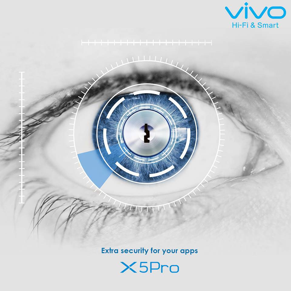 Quảng cáo máy quét võng mạc mới trên Vivo X5 Pro