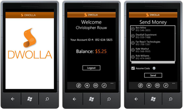 Thanh Toán Mobile Dwolla