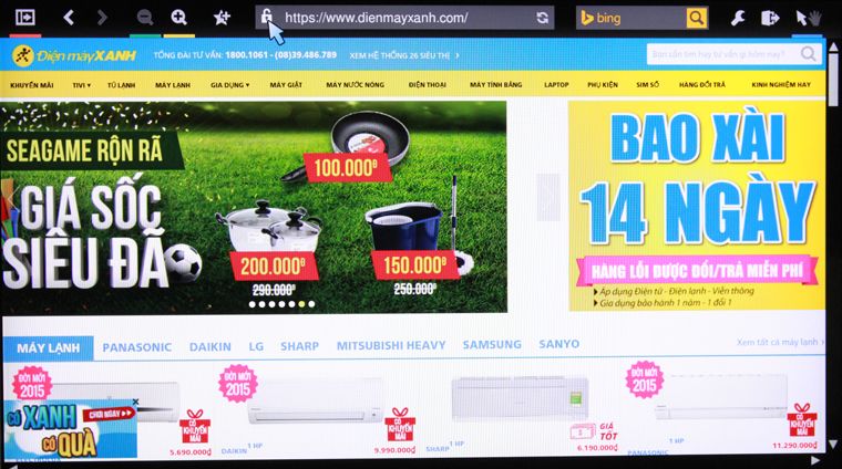 Vào trang web bất kỳ để kiểm tra kết nối Internet Vào trang web bất kỳ để kiểm tra kết nối Internet