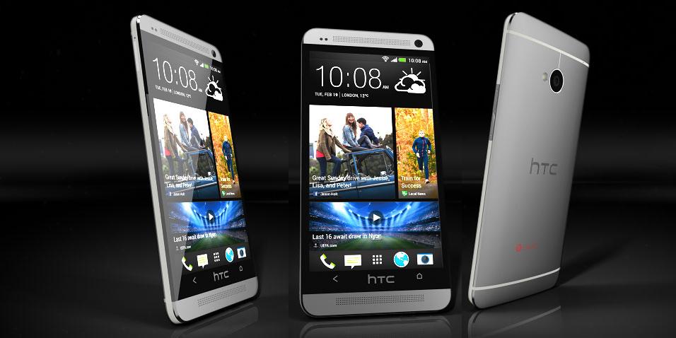 HTC One M7 đã sử dụng thiết kế khung vỏ nhôm, 2 sọc nhựa ở mặt sau