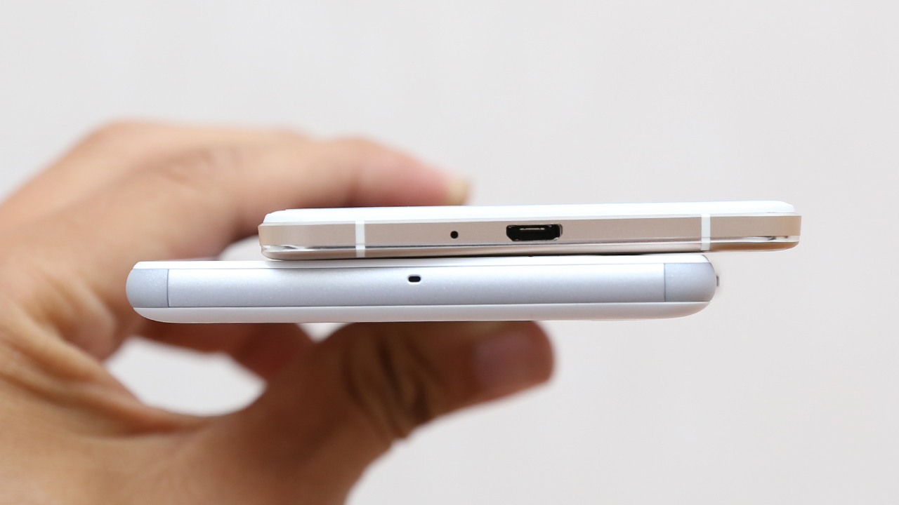 Cạnh viền Oppo R7 Lite và Sony C4 Dual Cạnh viền Oppo R7 Lite và Sony C4 Dual