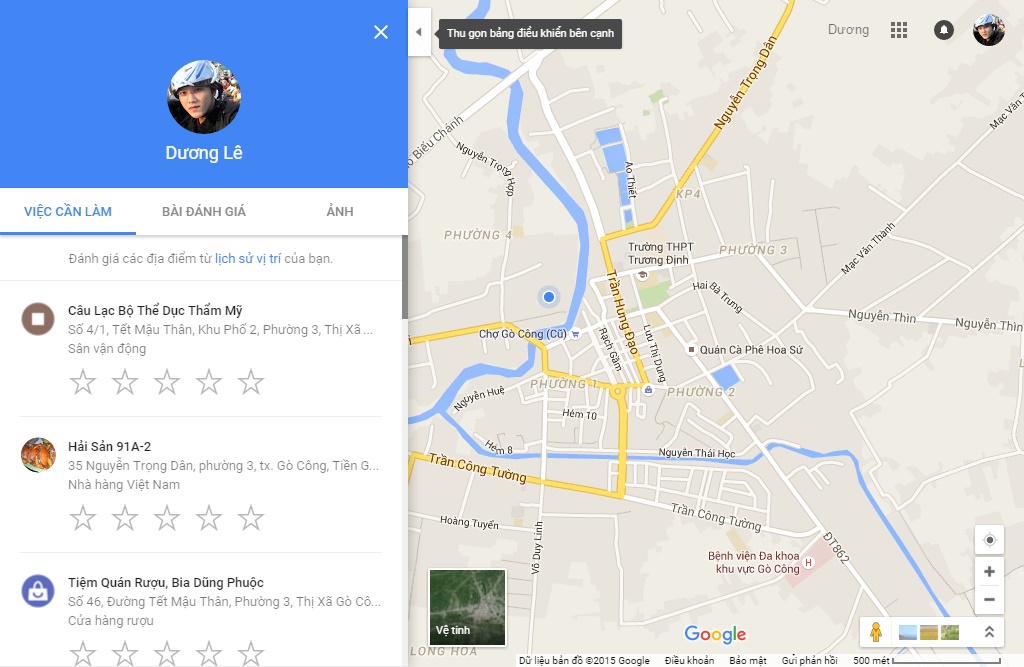 Truy cập Local Guides của Google Maps nền web