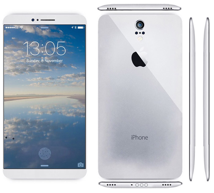 Xuất hiện iPhone 7 thân hình siêu mỏng, viền màn hình mất tích