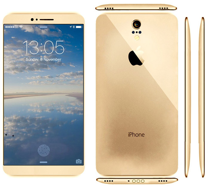 Xuất hiện iPhone 7 thân hình siêu mỏng, viền màn hình mất tích