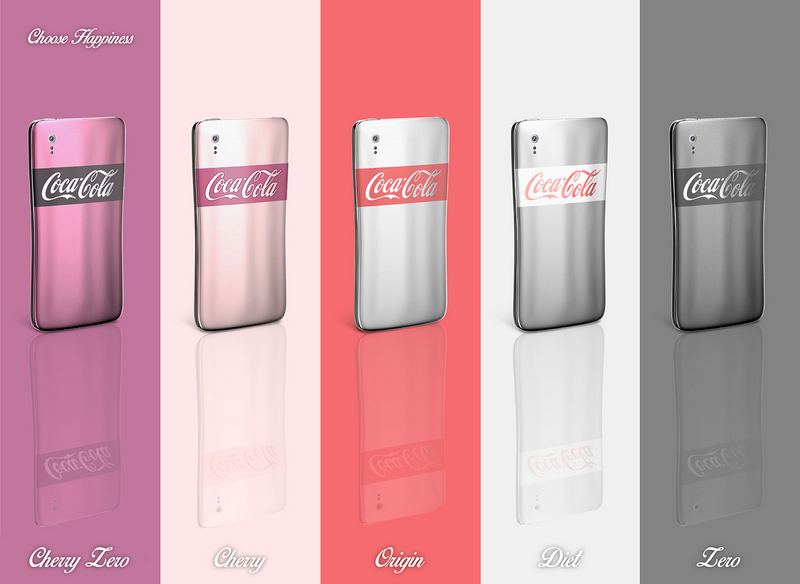 Thêm một mẫu thiết kế mới của smartphone Coca Cola