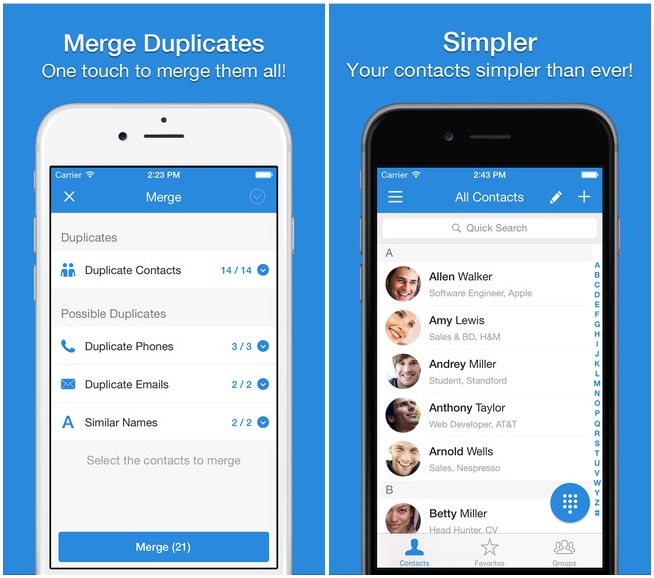 Simpler Contacts Pro