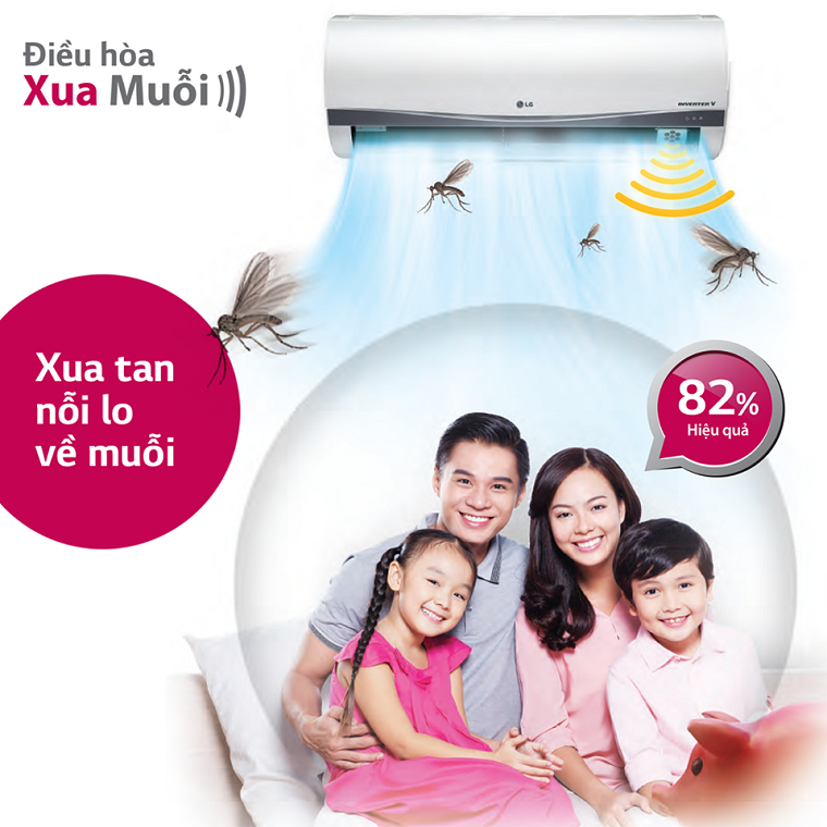 Chế độ đuổi muỗi bảo vệ sức khỏe cho gia đình