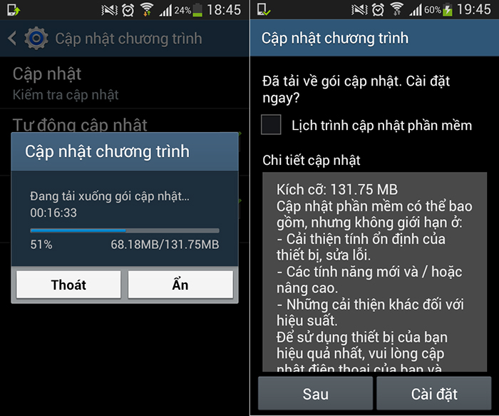 cập nhật phần mềm cập nhật phần mềm