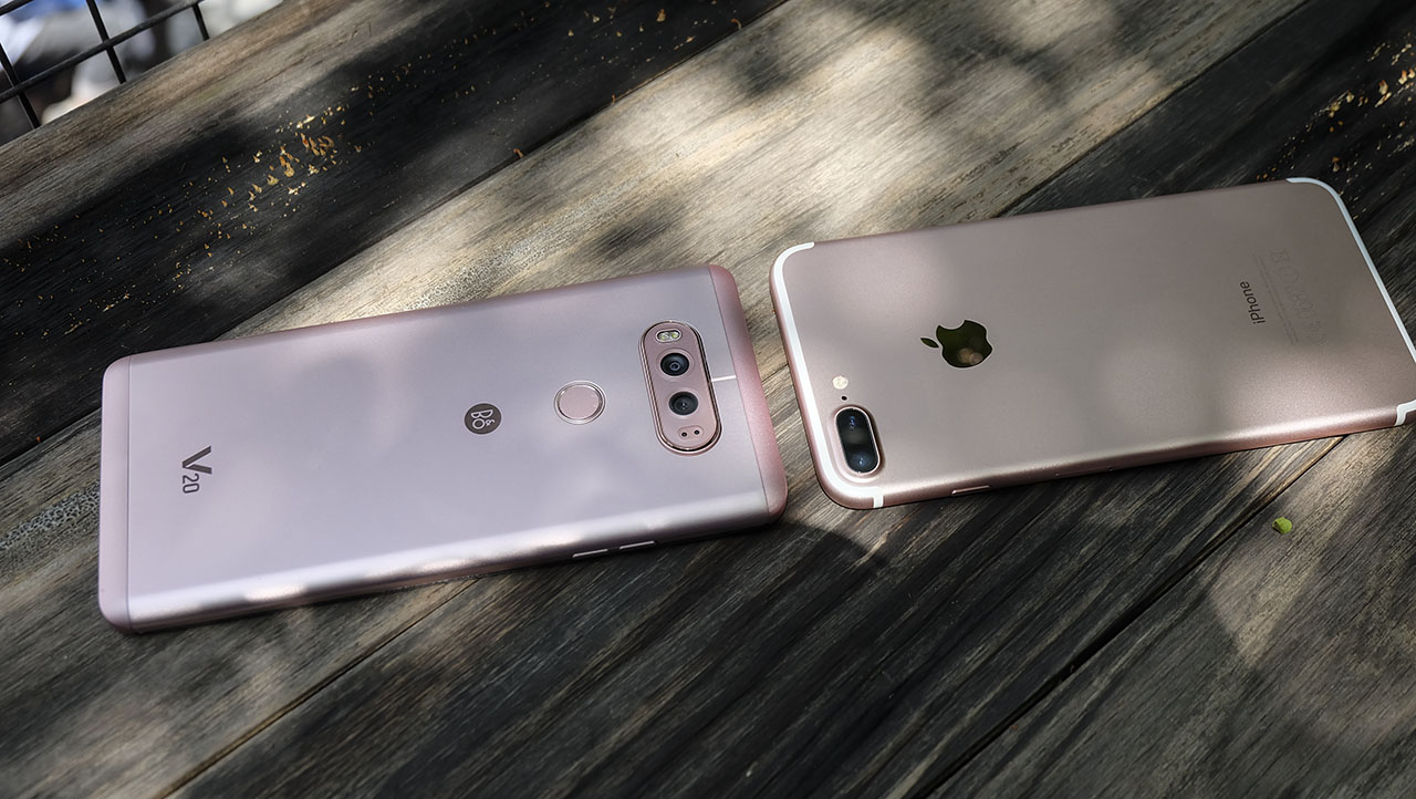 so sanh lg v20 va iphone 7 plus so sanh lg v20 va iphone 7 plus