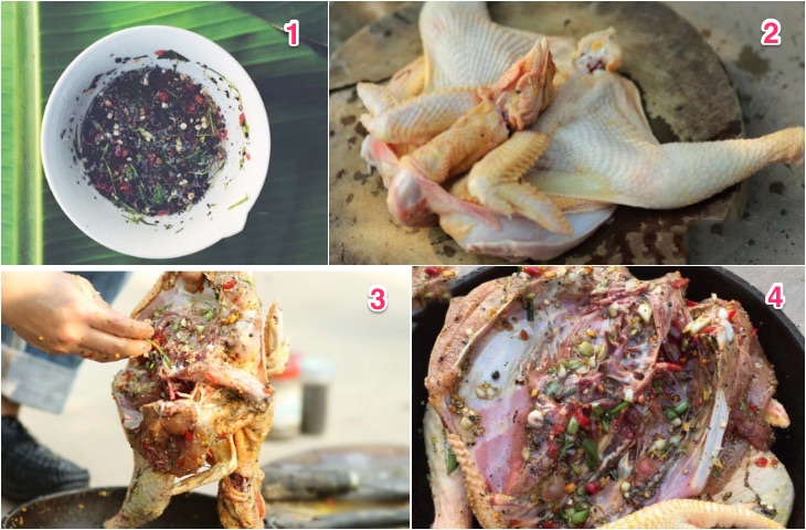 Cách nướng gà bằng nồi cơm điện