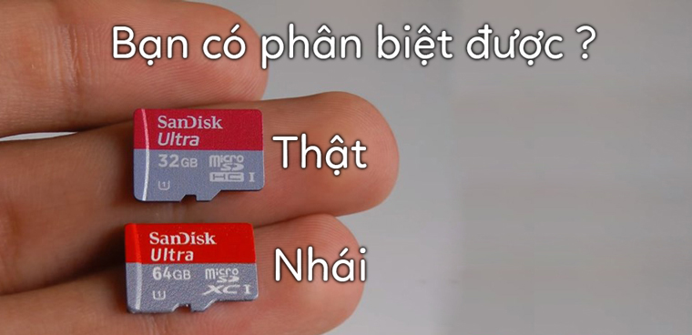 Kết quả hình ảnh cho thẻ nhớ giả