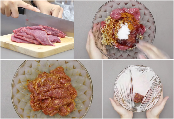 Cách làm khô bò bằng chảo chống dính Cách làm khô bò bằng chảo chống dính