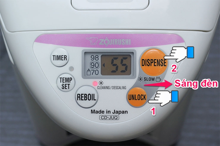Hướng dẫn sử dụng bình thủy điện Zojirushi