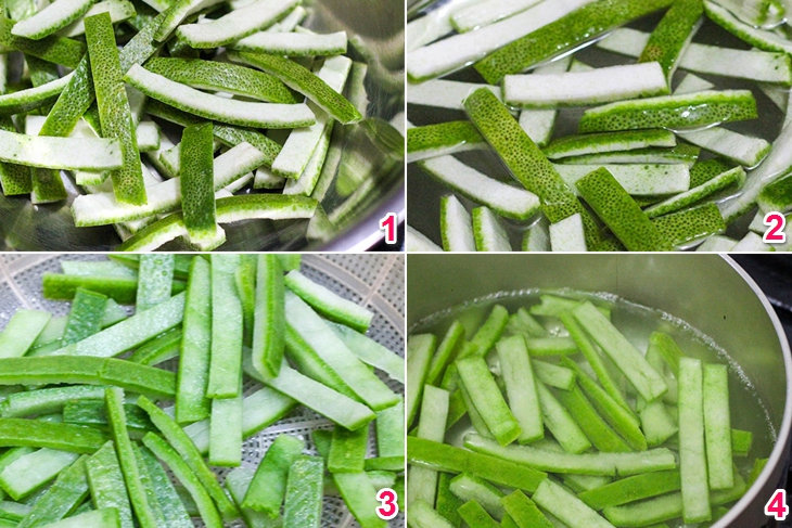 Cách làm mứt vỏ bưởi độc đáo cho ngày Tết thêm vui Cách làm mứt vỏ bưởi độc đáo cho ngày Tết thêm vui