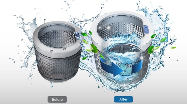 Chế độ vệ sinh lồng giặt giúp tiêu diệt vi khuẩn trong lồng giặt Chế độ vệ sinh lồng giặt giúp tiêu diệt vi khuẩn trong lồng giặt