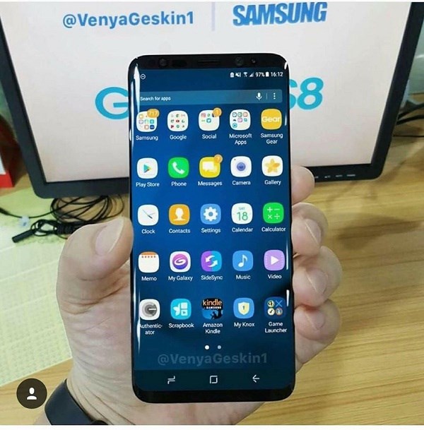 Các phím điều hướng ảo trên Galaxy S8 xuất hiện Các phím điều hướng ảo trên Galaxy S8 xuất hiện