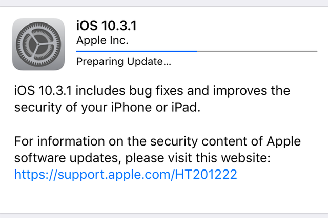 iOS 10.3.1