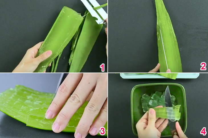 Cách nấu nha đam đường phèn không bị đắng