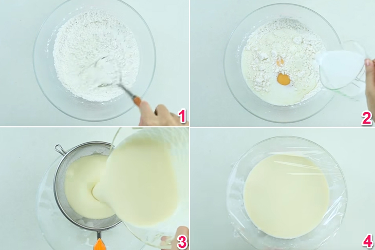 Cách làm bánh crepe sầu riêng ăn là ghiền