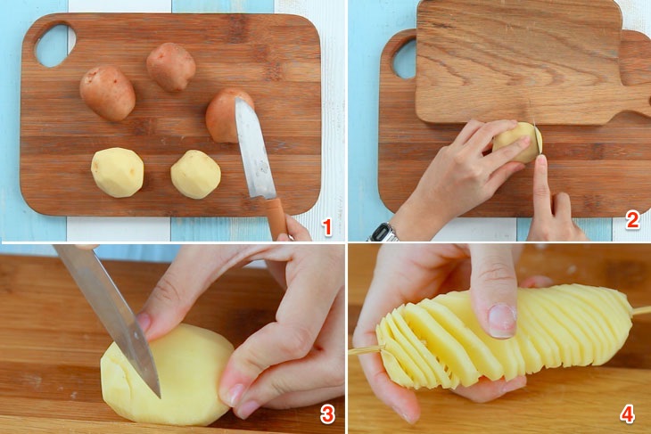Cách làm khoai tây lốc xoáy ăn ngon bá cháy
