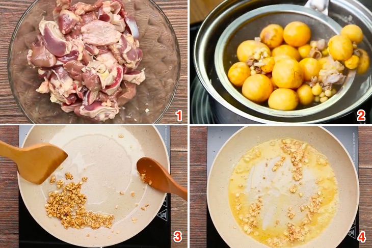 Cách làm lòng gà trứng non thơm ngon đậm đà