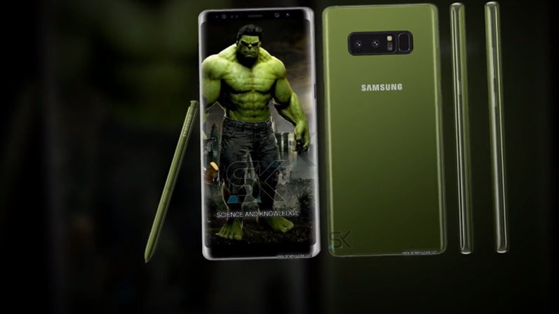 Samsung Galaxy Note 8 Hulk Edition