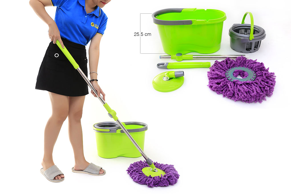 Cây lau nhà 360 đa năng, thông minh