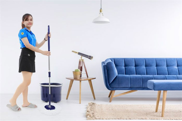 Bộ lau nhà 360 có bánh xe Omega Mop Kokomega 04