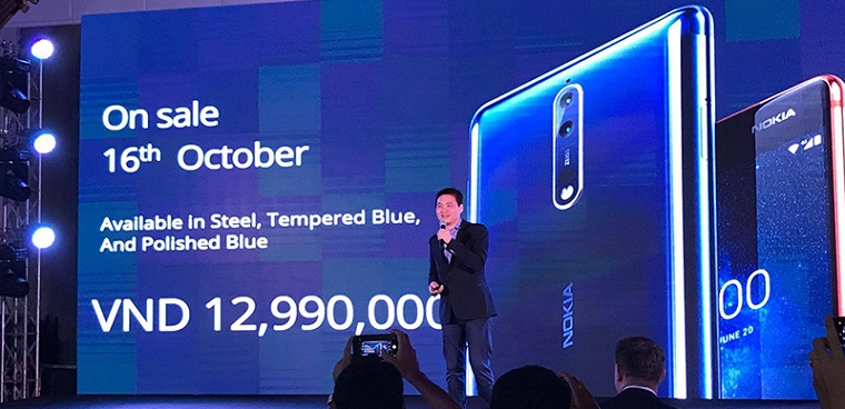 Nokia 8 ra mắt: camera kép, màn hình 2K, Snap 835 mạnh hàng đầu