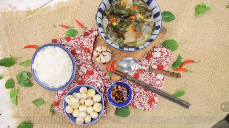 cách nấu canh gà lá giang 