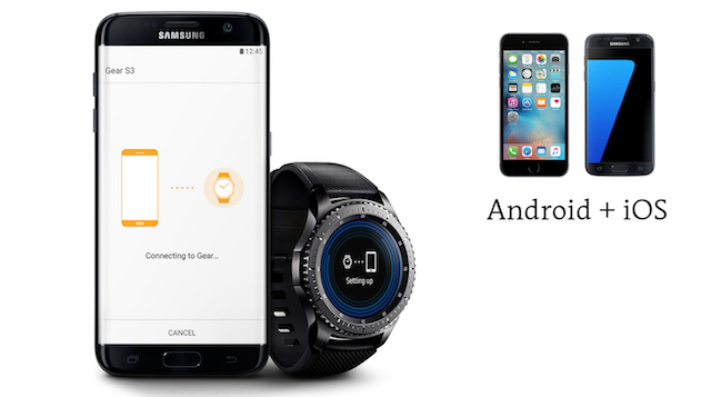 Samsung Gear S3 frontier LTE - Tương thích rất tốt với Android và cả iOS