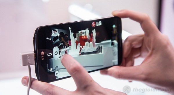 Giao diện chụp ảnh LG G2