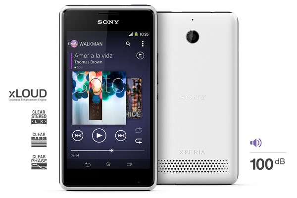 Trải nghiệm âm nhạc đỉnh cao Xperia E1 âm nhạc đỉnh cao