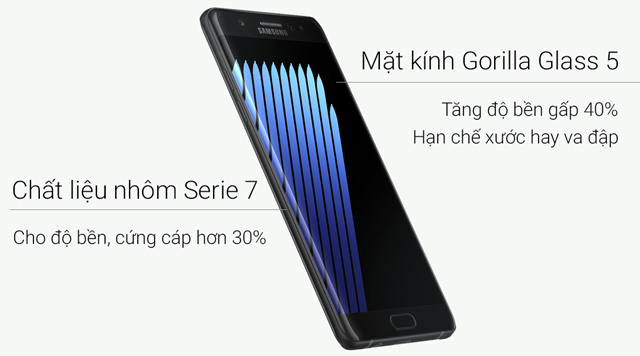Thiết kế nguyên khối với chất liệu nhôm, kính cường lực lần đầu xuất hiện Gorilla Glass 5. Thiết kế nguyên khối với chất liệu nhôm, kính cường lực lần đầu xuất hiện Gorilla Glass 5.