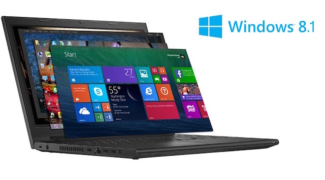 laptop dell Inspiron 3443 sử dụng windows 8.1 bản quyền