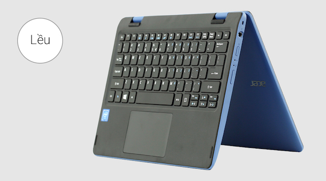 Acer R3 131T N3060 - Xoay 360 độ tùy vào nhu cầu sử dụng