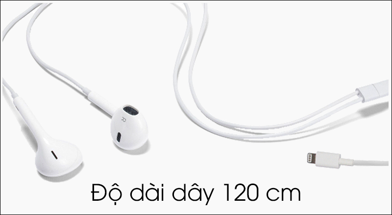 Tai nghe EarPods cổng Lightning Apple MMTN2 - Chiều dài dây 120 cm Tai nghe EarPods cổng Lightning Apple MMTN2 - Chiều dài dây 120 cm