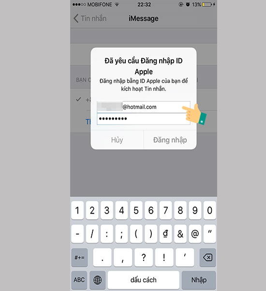 Cach Sá»­ Dá»¥ng Imessage Tren Iphone Thegioididong Com - hoáº·c náº¿u báº¡n Ä'a Ä'Äƒng nháº­p appleid cho imessage rá»