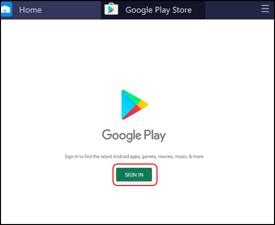 Đăng nhập tài khoản Google Play