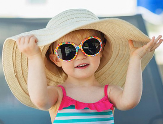 When do children start wearing sunglasses