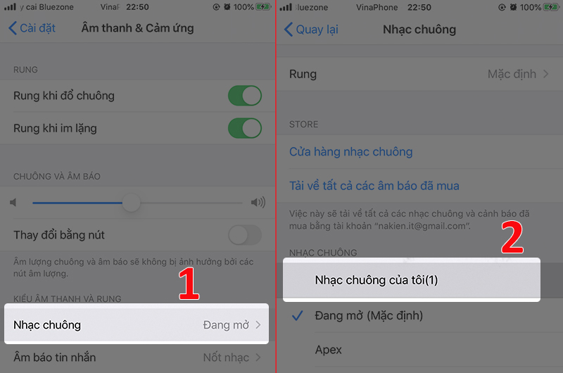 Hướng dẫn cách cài nhạc chuông cho iPhone (7) Hướng dẫn cách cài nhạc chuông cho iPhone (7)