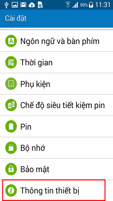 Nâng cấp hệ điều hành Samsung Galaxy J1